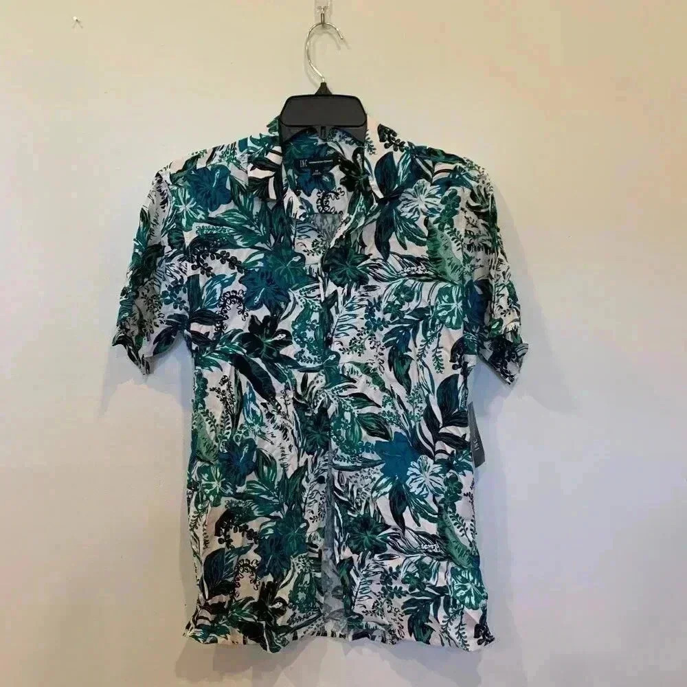 Mens International Concepts Island Breeze Button Down XS NWT -B5